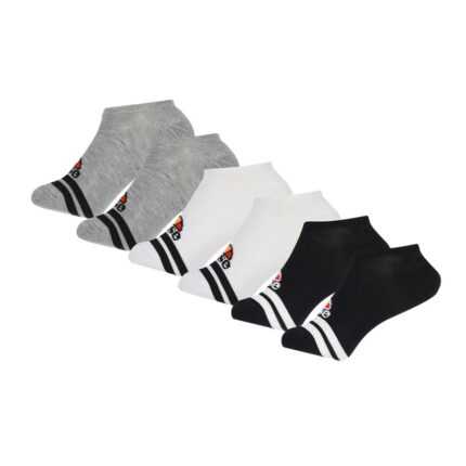 3pack Ellesse Footsies Stripe Black/White/Grey