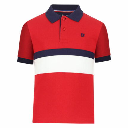 PIERRE CARDIN YOUTH CANNES GOLFER RED